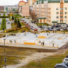 Бетонный скейт парк в Нефтеюганске