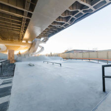 Скейт парк под мостом Бетанкура