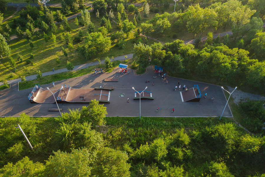 Скейт парк в Абакане
