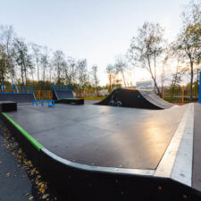Скейт парк в Молодежном СПб