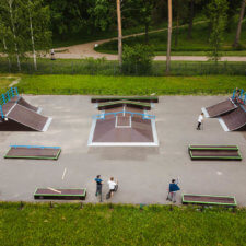 Скейт парк в Петергофе