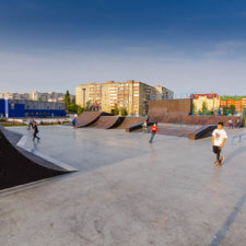 Скейт парк в Старом Осколе
