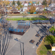 Скейтпарк в посёлке Зубчаниновка Самара