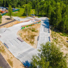 Бетонный скейт парк в Егорьевске