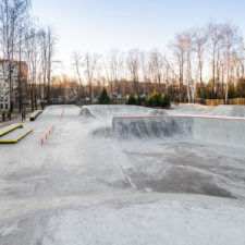 Бетонный скейт парк в Мытищах