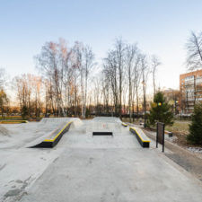 Бетонный скейт парк в Мытищах