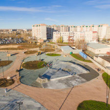 Бетонный скейт парк в Новотроицке
