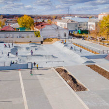Бетонный скейт парк в Урюпинске