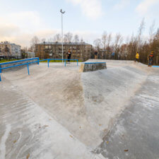 Бетонный скейт парк ул.Коммуны 47