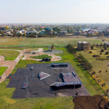 Скейт парк в Николаевке (Республика Крым)