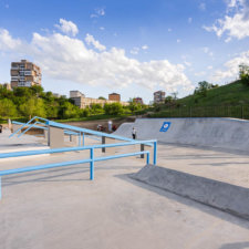 Олимпийский скейт парк в Кисловодске