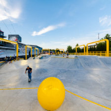Бетонный скейт парк в Альметьевске
