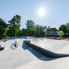 Бетонный скейт парк в Вологде