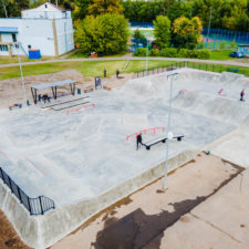 Бетонный скейт парк Великие Луки