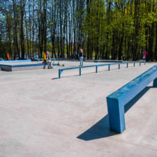 Бетонный скейт парк в Солнечногорске