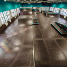 Крытый скейт парк в Нижневартовске