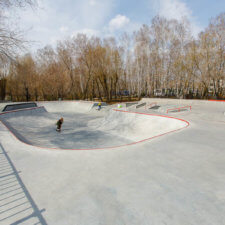 Бетонный скейт парк в Челябинске