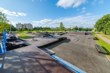 Скейт-парк и&nbsp;памп-трек в&nbsp;парке Авиаторов (СПб) превью 1