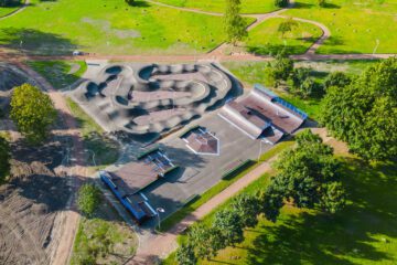 Скейт-парк и&nbsp;памп-трек в&nbsp;парке Авиаторов (СПб) превью 1