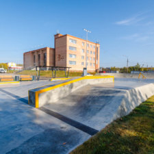 Бетонный скейт парк в Гальчино