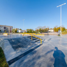 Бетонный скейт парк в Гальчино
