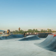 Бетонный скейт парк в Кемерово