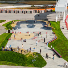 Бетонный скейт парк в Кемерово
