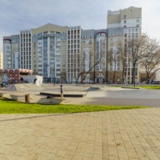 Бетонный скейт-парк в Уфе (Сад им.Аксакова)