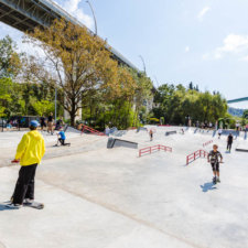 Бетонный скейтпарк в Мацесте Сочи