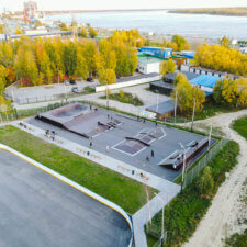 Каркасный скейт парк в Нижневартовске