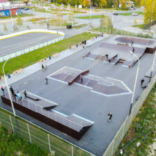 Каркасный скейт парк в Нижневартовске