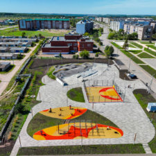 Скейтпарк и памптрек в Актюбинском (Татарстан)