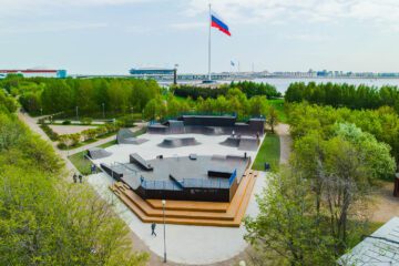 Скейт-парк в&nbsp;парке 300-летия Петербурга превью 1