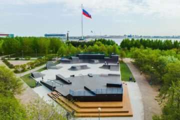 Скейт-парк в&nbsp;парке 300-летия Петербурга превью 1