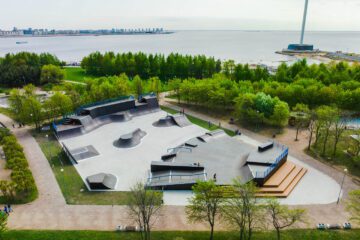 Скейт-парк в&nbsp;парке 300-летия Петербурга превью 1