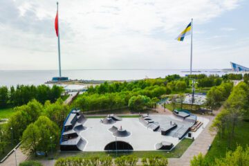 Скейт-парк в&nbsp;парке 300-летия Петербурга превью 1