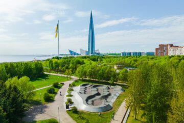 Скейт-парк в&nbsp;парке 300-летия Петербурга превью 1