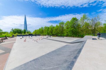 Скейт-парк в&nbsp;парке 300-летия Петербурга превью 1