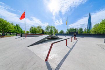 Скейт-парк в&nbsp;парке 300-летия Петербурга превью 1