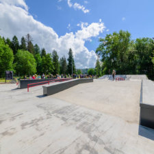 Бетонный скейт парк в Волосово