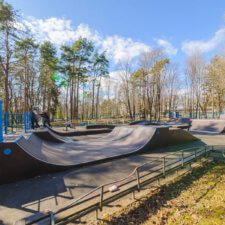 Каркасный скейт парк в Зеленогорске