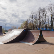 Каркасный скейт парк в городе Московский (НАО)