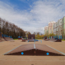 Каркасный скейт парк в городе Московский (НАО)