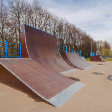 Каркасный скейт парк в городе Московский (НАО)