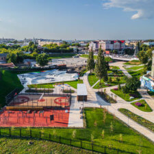 Скейтпарк и памптрек в Рязани