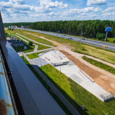 Бетонный скейт парк возле ст.м.Пыхтино