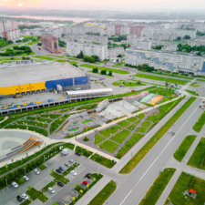 Скейтпарк и памптрек в Череповце