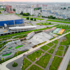 Скейтпарк и памптрек в Череповце