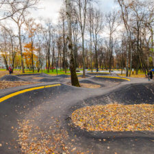 Асфальтовый памп трек в Коломне