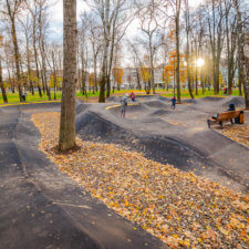 Асфальтовый памп трек в Коломне